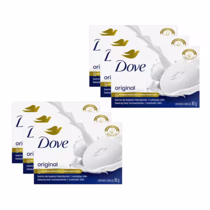 Imagem do produto Kit Sabonete Dove Tradicional 90g c/6un
