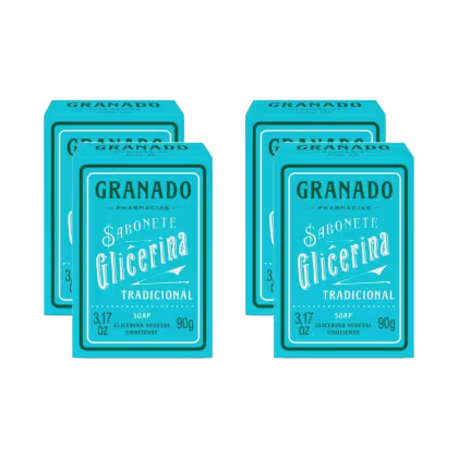 Imagem do produto Kit Sabonete Granado Glicerina Pele Seca 90g c/4un