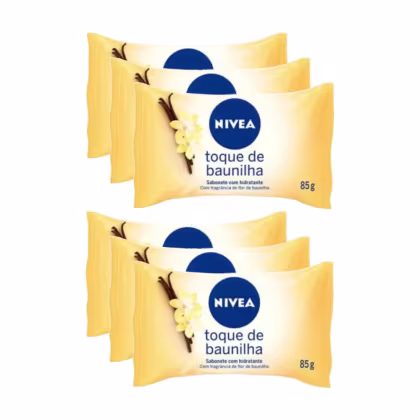 Imagem do produto Kit Sabonete Nivea Baunilha 85g c/6un