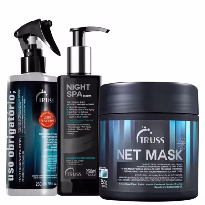 Imagem do produto Kit Truss Net Mask Obrigatório Night Spa (3 Produtos)