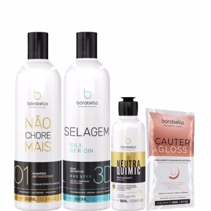 Imagem do produto Borabella Shampoo + Selagem 2x350ml + NeutraQuimic 90ml