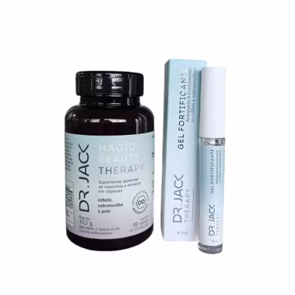 Imagem do produto Dr. Jack - Gel Fortificante de Cílios e Sobrancelhas 4ml + Suplemento 30 Capsulas