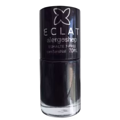 Imagem do produto Alergoshop Eclat 7-Free Preto Vibe - Esmalte Cremoso 7ml