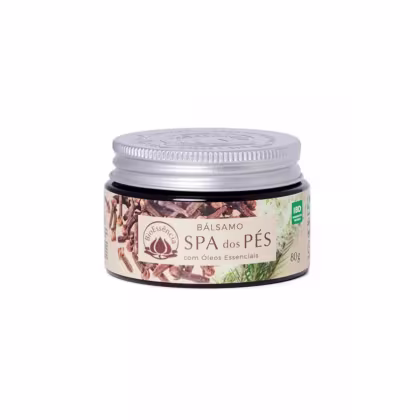 Imagem do produto Bálsamo Spa dos Pés Com Óleos Essenciais Natural 80g BioEssência