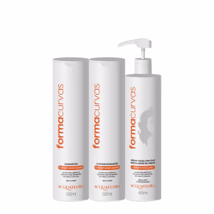Imagem do produto Kit Acquaflora Forma Curvas Duo e Creme de Pentear Ondas (3 produtos)