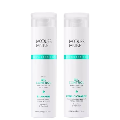 Imagem do produto Kit Jacques Janine Oil control - Shampoo 240ml + Condicionador 240ml
