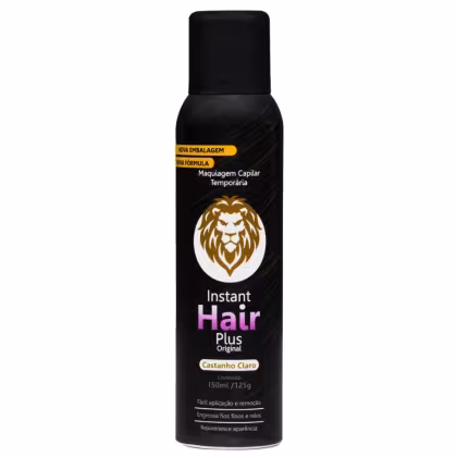Imagem do produto Instant Hair Plus 150ml Castanho Claro