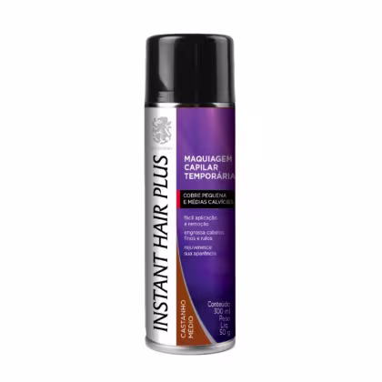 Imagem do produto Instant Hair Plus Castanho Médio 300ml