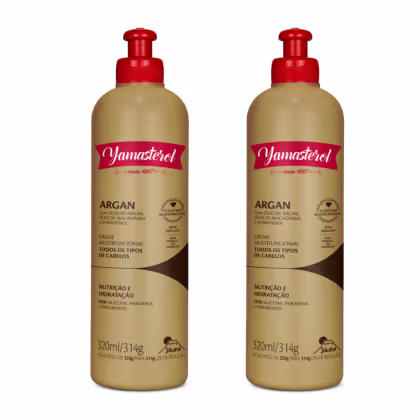 Imagem do produto Kit 2 Yamamásterol Argan 320ml Yamá