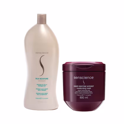 Imagem do produto Senscience Silk Moisture 1L + Máscara Inner Intensif 500ml