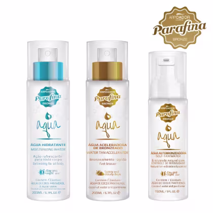 Imagem do produto Kit AQUA Autobronzeadora + Aceleradora + Água Hidratante