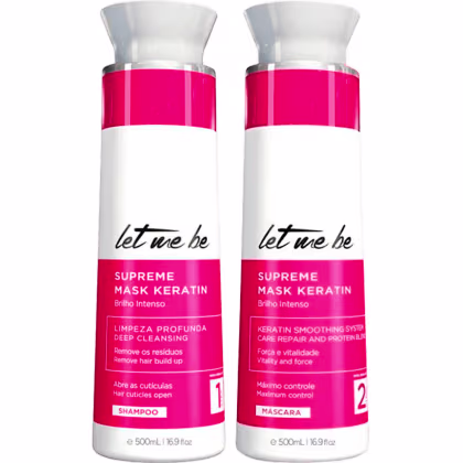 Imagem do produto Kit Let Me Be Supreme Mask Keratin (2 Produtos)