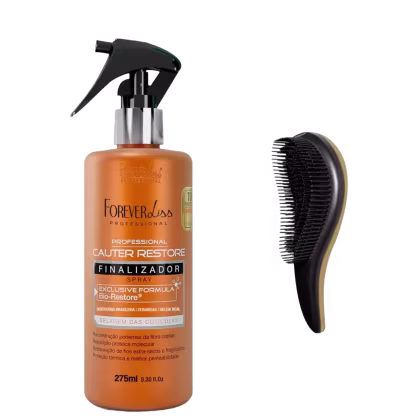 Imagem do produto Carga Queratina Cauter Restore Forever Liss + Escova Mágica