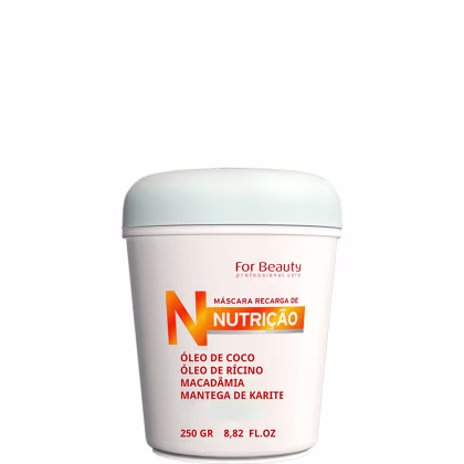 Imagem do produto For Beauty HNR Recarga de Nutrição - Máscara Capilar 250g