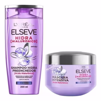 Imagem do produto Kit Duo Elseve Hidra Hialurônico: Shampoo + Máscara
