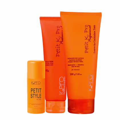 Imagem do produto Kit K.Pro Profissional Petit Teen Ativador Pomada e Cera Bastão Modeladora (3 produtos)