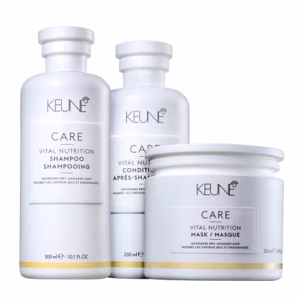 Kit Keune Care Vital Nutrition Trio Home Essential, 3 produtos.