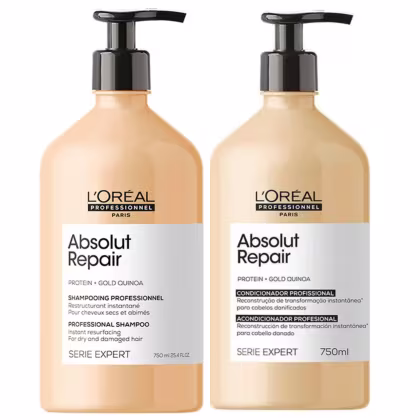 Imagem do produto Kit Absolut Repair L'Oreál Professionel  Shampoo 750ml + Condicionador 750ml