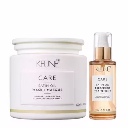 Imagem do produto Kit Keune Care Satin Oil Máscara 500ml + Óleo 95ml