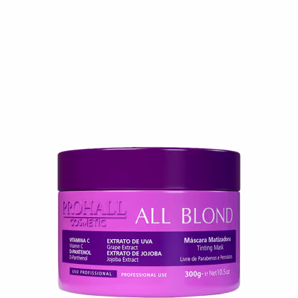 Imagem do produto Prohall Cosmetic All Blond - Máscara Matizadora 300g