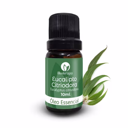 Óleo essencial de Eucalipto Citriodora, da marca Oleoterapia Brasil.