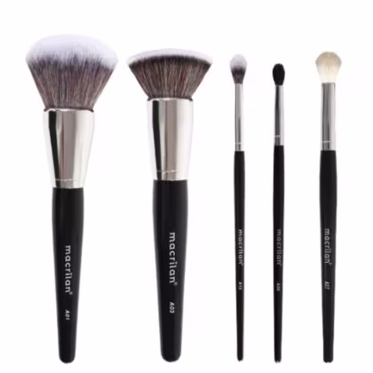 Imagem do produto Pincel Profissional Grande Para Pó Linha Max Macrilan A01+A03+A12+A26+A27