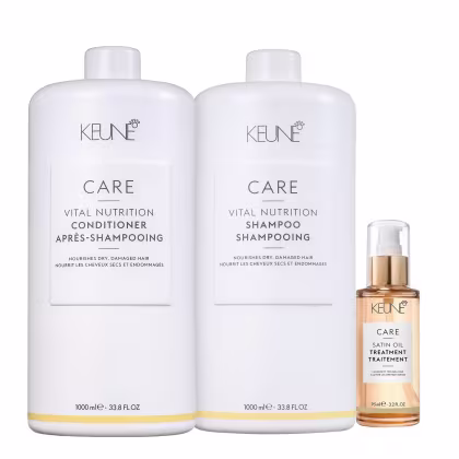Kit Keune Care Vital Nutrition Trio Salon Shine, 3 produtos.