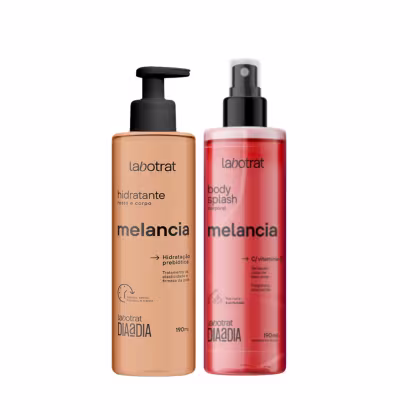 Imagem do produto KIT HIDRATANTE MELANCIA 190ML + BODY SPLASH MELANCIA 190ML - LABOTRAT