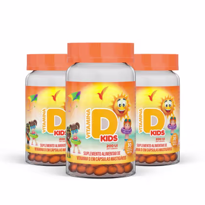 Imagem do produto Vitamina D Suplemento Infantil 90 Caps Imunidade Eleve Life