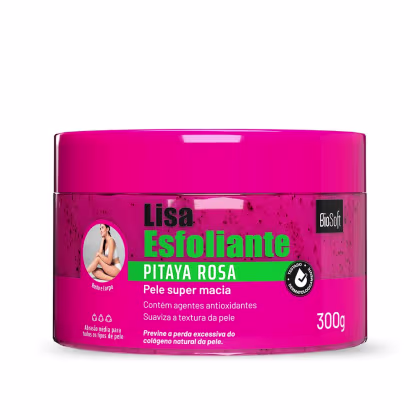 Esfoliante Corporal Lisa Pitaya Rosa Bio Soft