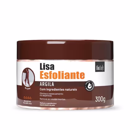 Esfoliante Corporal Lisa Argila Bio Soft