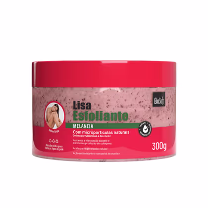 CREME LISA ESFOLIANTE MELANCIA 300G BIOSOFT