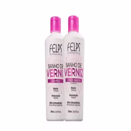 Imagem do produto Kit Shampoo e condicionador Banho de Verniz - Felps