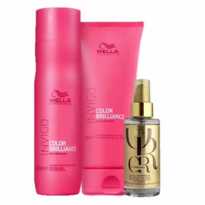Imagem do produto Kit Wella Professionals Invigo Color Brilliance Duo & Oil Reflections (3 Produtos)