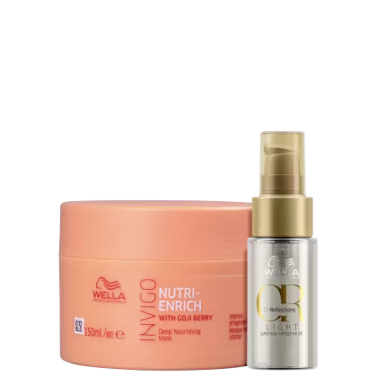 Imagem do produto Kit Wella Professionals Nutri-Enrich Mask Oil Light (2 Produtos)