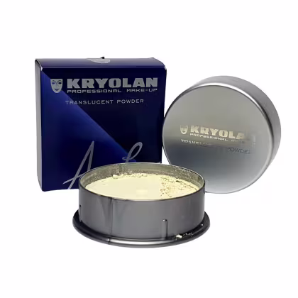 Pó Facial Translúcido Solto Kryolan Translucent Powder Cor TL3, 60g.