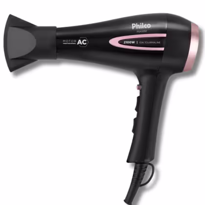 Imagem do produto Secador de Cabelo Philco 2100W Íon Tourmaline PSA3250 - 110V