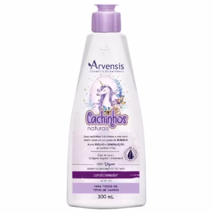 Condicionador Infantil Cachinhos Naturais de Arvensis.