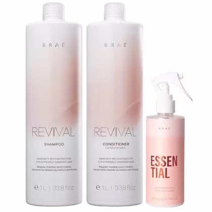 Imagem do produto Kit Braé Revival Essential Salon (3 Produtos)