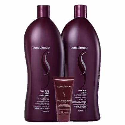 Imagem do produto Kit Senscience True Hue Violet + Inner Restore Intensif Tratamento (3 Produtos)