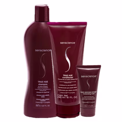 Imagem do produto Kit Senscience True Hue + Inner Restore Intensif Moisturizing Mask Mini (3 Produtos)