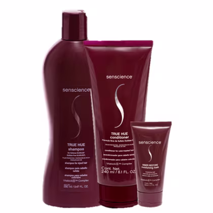 Imagem do produto Kit Senscience True Hue + Inner Restore Intensif Moisturizing Mask Mini Trio (3 Produtos)