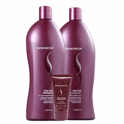 Imagem do produto Kit Senscience True Hue Salon + Inner Restore Intensif Moisturizing Mask Mini Trio (3 Produtos)