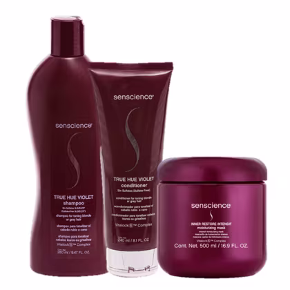 Imagem do produto Kit Senscience True Hue Violet + Inner Restore Intensif (3 Produtos)