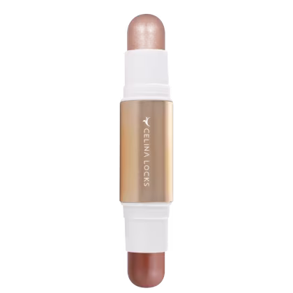 Imagem do produto Celina Locks Beauty Duo Stick 2 em 1 - Bastão de Contorno e Iluminador 13g