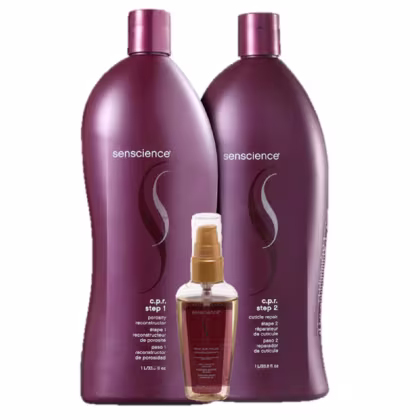 Imagem do produto Kit Senscience C.P.R. Reconstructor Salon True Hue Color (3 Produtos)