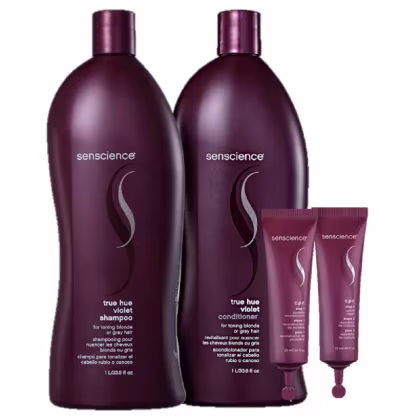 Imagem do produto Kit Senscience True Hue Violet + C.P.R. Tratamento Reconstrutor (4 Produtos)