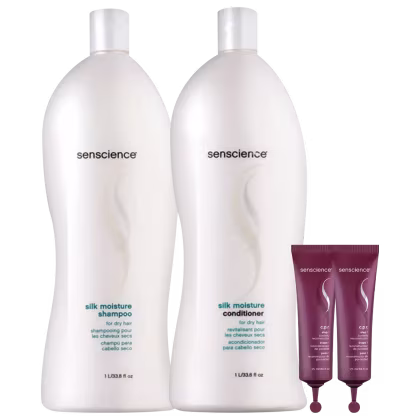 Imagem do produto Kit Senscience Silk Moisture Salon + CPR (4 Produtos)