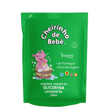 Sabonete Líquido Glicerina Lavandita, da marca Cheirinho de Bebê.