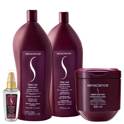 Imagem do produto Kit Senscience Violet True Hue Inner Salon Total Oil (4 produtos)